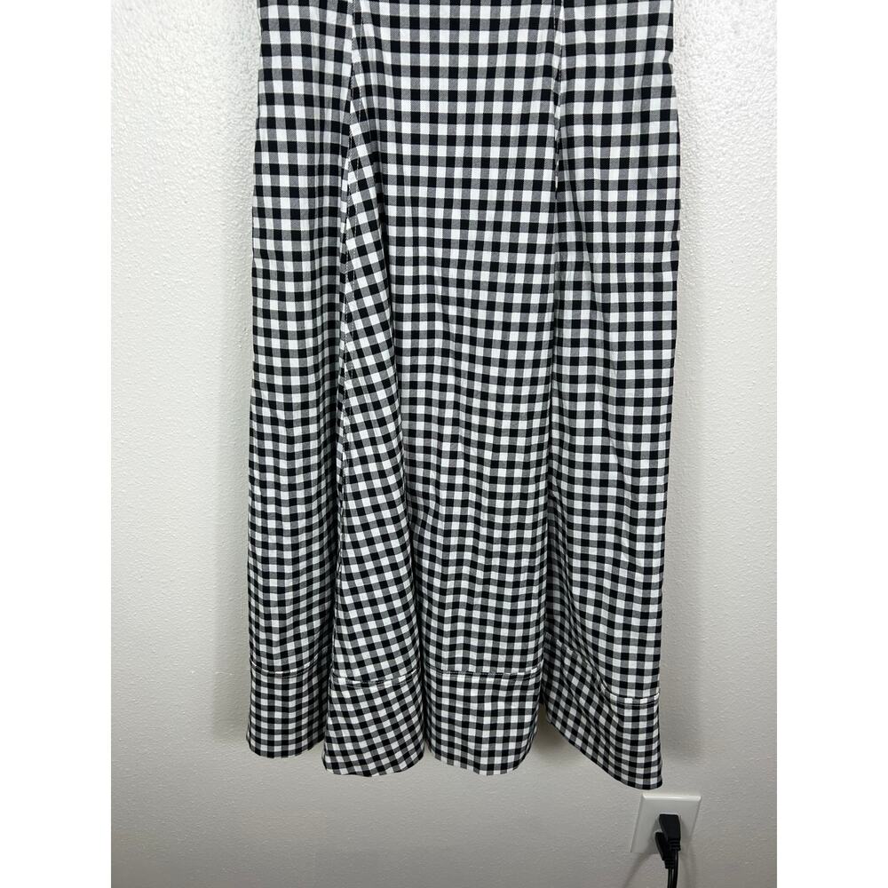 Avec Les Filles Fit and Flare Sweetheart Midi Dress Gingham Sz 2 Classic - Picture 3 of 7